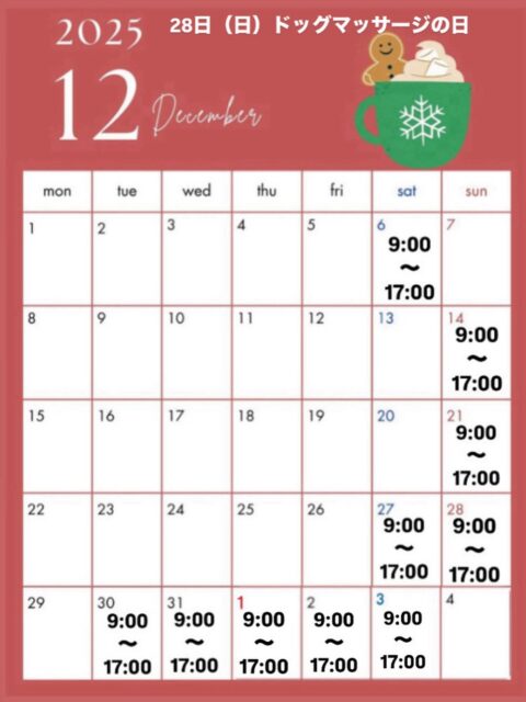 .🏡
12月施設オープン日です🗓️🐾

年末年始、忙しい飼い主様に代わって
わんちゃんのお世話サポート致します。
お困りごとなど気軽にご相談ください。

この度ホームページが完成しました。
トップ画面からご確認頂けます。

https://deardog.geee.info/

⭐️今月のドッグマッサージ⭐️
12/28（日）予定

セラピストはるか先生
@grace_dogram888 

一時預かりやお泊まりでご利用の際は施設利用規約兼同意書のサインが必要となります。規約兼同意書は郵送もしくはデーターをお送り致します。
お預かり当日にご持参頂くかたちになります。

今すぐの利用でなくても、この先利用するかもしれないと
お考えの方でも大丈夫です🙆‍♀️
見学の場合も前もってご連絡下さい。

🕰️9:00〜17:00

ご予約方法
🟡✉️インスタDMへメッセージ

🟡公式LINE→@701sifja

🟡☎️080-3227-1102

場所:佐賀県唐津市呼子町呼子
（詳しい住所は追ってお知らせいたします。）

#老犬介護施設
#老犬介護施設deardog 
#老犬訪問介護deardog
#deardog 
#老犬デイサービス
#犬の託児所　#犬の一時預かり
#唐津市呼子町　#呼子
#呼子のイカ
#呼子観光　#犬の預かり 
#佐賀県　#唐津市　#からつ
#唐津犬介護　#犬の介護
#犬の認知症　#介護うつ
#犬のいる暮らし  #犬と暮らす
#わんちゃん　#ドッグラン
#ドッグマッサージ
#犬のマッサージ